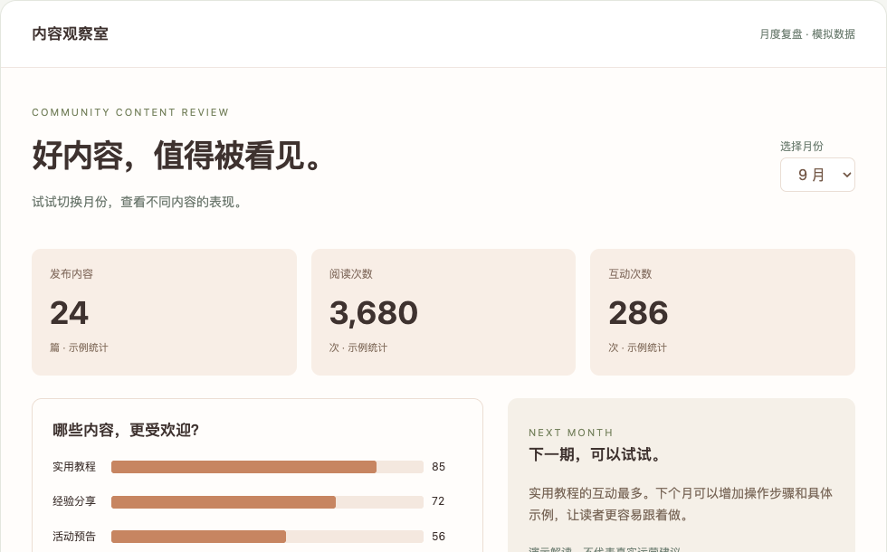 交互报告